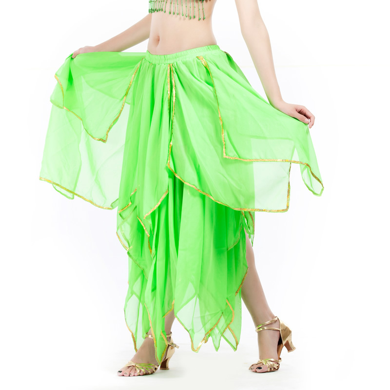 Picture of 16 Leaf Skirt Belly Dance Chiffon Skirt Belly Dance Skirt Belly Dance Performance Skirt