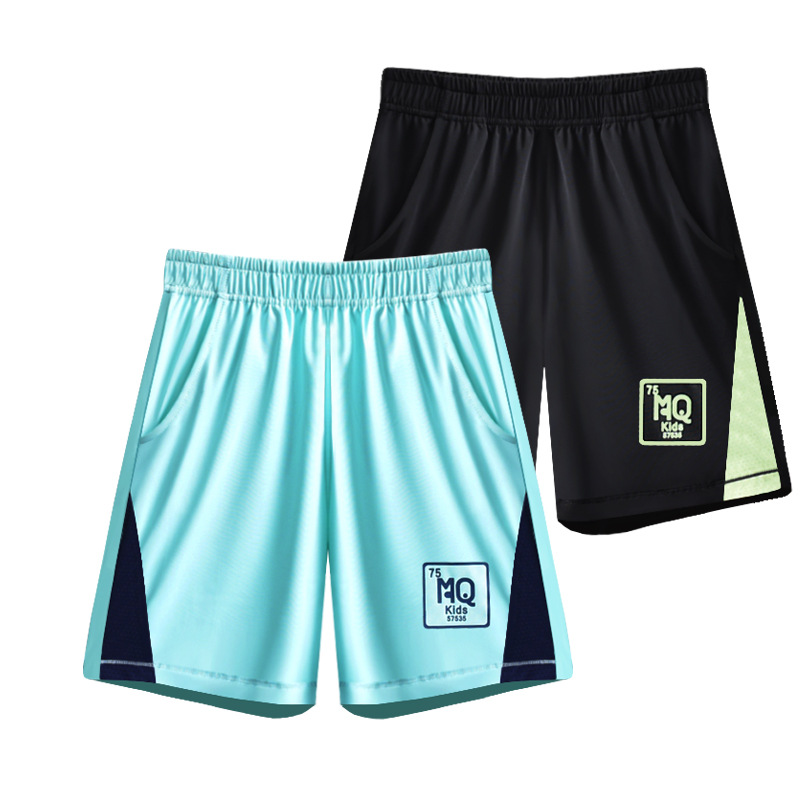 Picture of Children's Quick-Drying Shorts for Boys, Sweat-Wicking Bottoming Shorts for Outer Wear, Breathable and Comfortable Five-Point Pants for Spring and Summer Thin Styles
