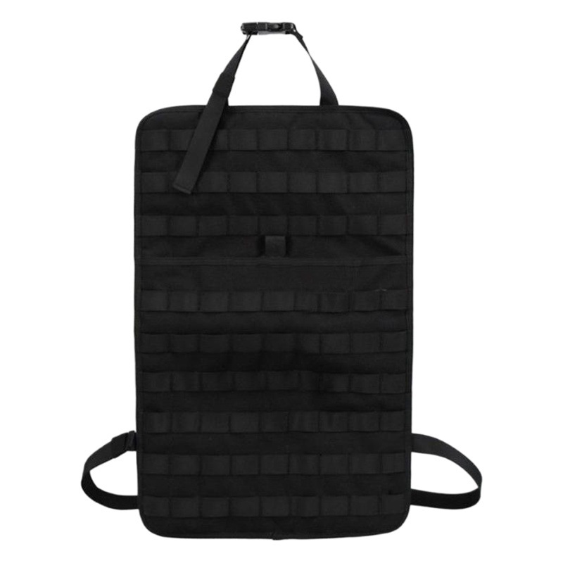 Multifunctional car seat cushion Molle storage bag rear seat back finishing hanger car storage bag