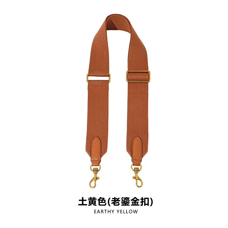 Picture of Mahuangshi MHS-F-11 Adjustable 5cm Canvas Webbing Wide Shoulder Strap Women's Bag Replacement Bucket Strap Accessories Crossbody