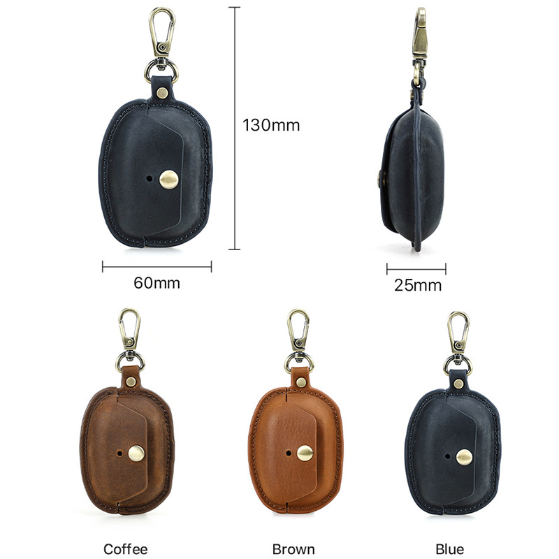 Picture of Suitable for new Sony wf-1000xm5 leather earphone case hook portable bluetooth headset protective case