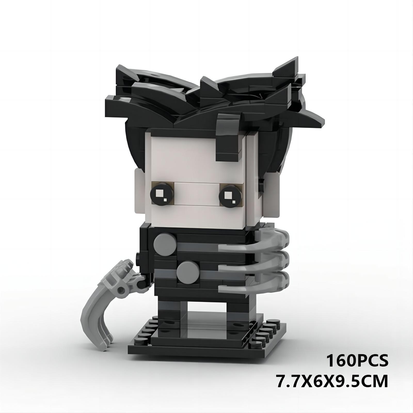 Picture of MOC Compatible Lego Small Particle Splicing Blocks Set Square Head Series 14635 Scissorhands Edward