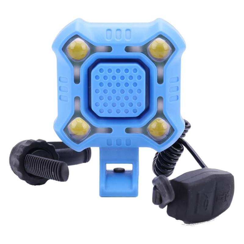 Mountain Bike Light usb Rechargeable Horn Light Road Bike LED Bike Night Riding Rain Warning Pack Riding Accessories