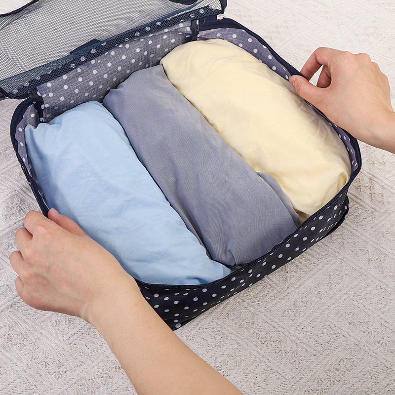 Picture of Waterproof luggage travel storage color six-piece set travel clothing storage color six-piece set source supply