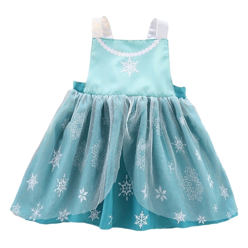 New Bibs for Children Princess Sofia Ice and Snow Aprons for Painting and Dining, Waterproof and Oil-Proof Smocks, Dropshipping