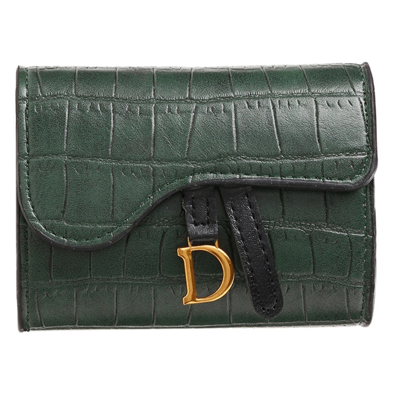 2022 New Small Card Holder for Women, Exquisite, High-End, Compact, Multiple Card Slots, Accessible Luxury, Popular Niche Design, Crocodile Pattern Hot Style