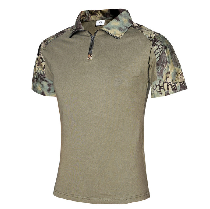 Picture of Army Eagle Frog Suit Short Sleeve Stretch Paid Instructor Suit Frogman Army Fan CS Tactical Russian Camouflage Top G2