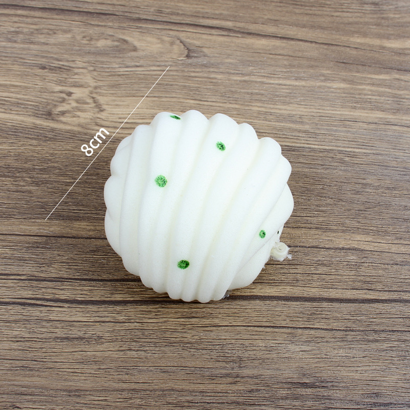 Picture of PU slow rebound simulation steamed buns dumplings flower roll model fake food food decompression pinch music toys