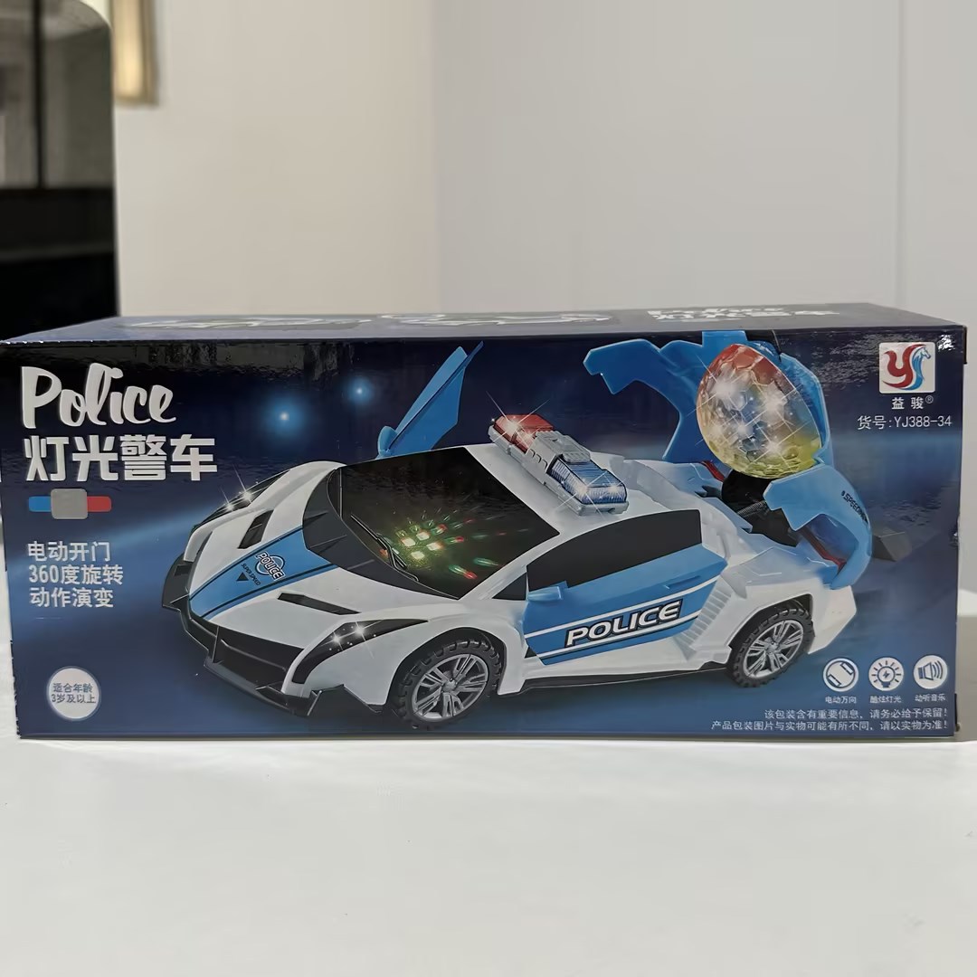 Picture of Douyin children's electric 360 rotating electric toy car universal wheel airplane car model toy light music cross border