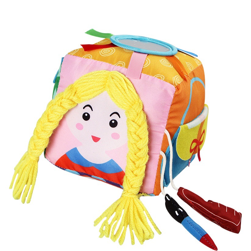 Amazon Kidsren's Early Education Dice Toys Button Zipper Kindergarten Science and Education Teaching Aids Rubik's Cube Toys in Stock