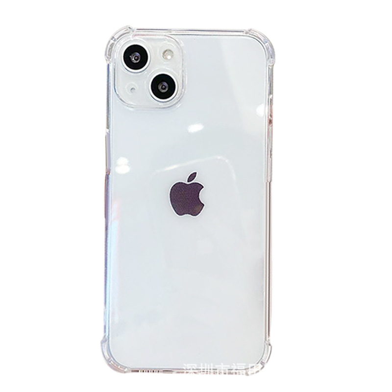 Picture of Suitable for Apple 15 Mobile Phone Case iPhone 17Pro Protective Cover 15Promax Transparent Soft Shell Rubber Cover Anti-Fall 16
