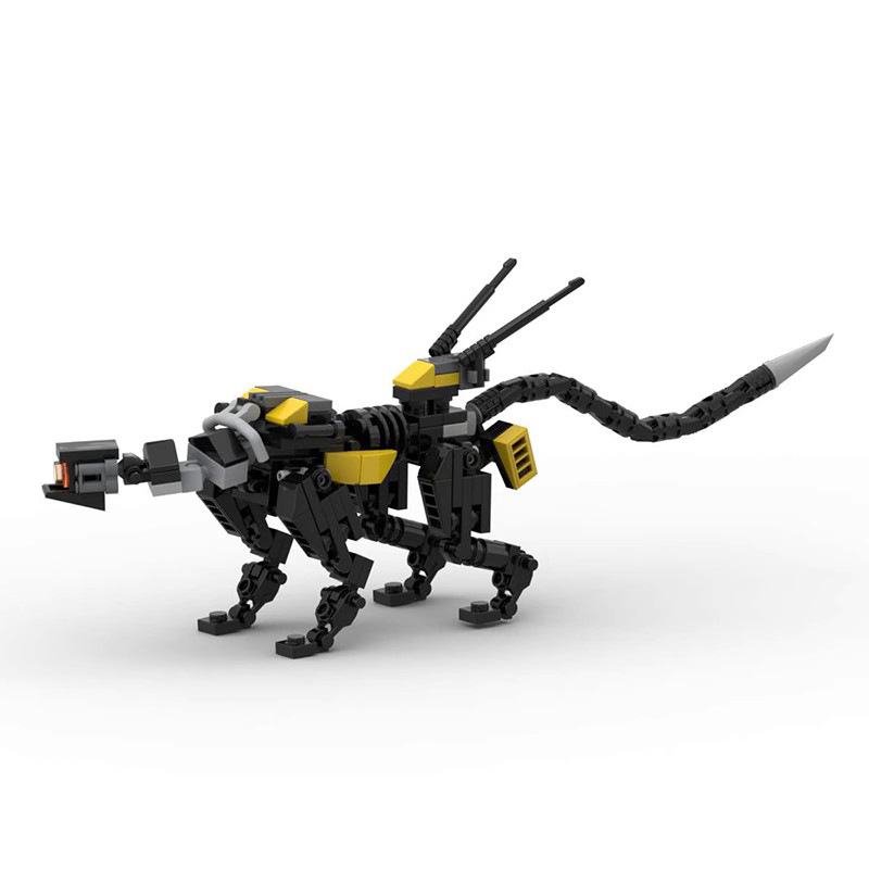 Picture of Cross-border MOC assembled building blocks compatible with Lego toy Horizon Zero Dawn tracker mechanical monster model