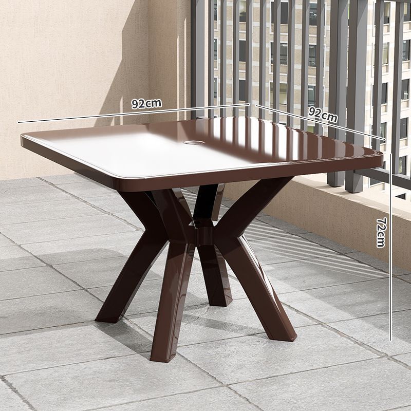 Picture of Thickened Plastic Table and Chair Set for Night Market Barbecue Stalls, Waterproof and Durable for Home Use, Suitable for Courtyard and Rental Houses
