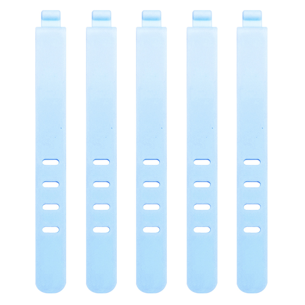 Picture of 95mm four-hole silicone data cable tie winder wire digital storage cable organizer Cord Organizer
