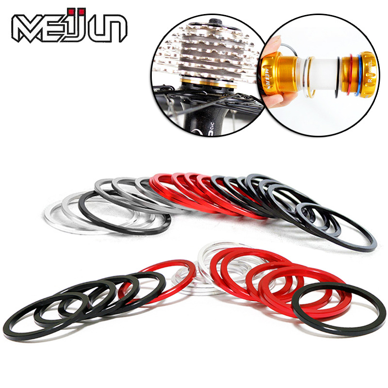 Picture of Mountain road bike flywheel ring BB axle gasket aluminum alloy gasket hub gasket cross border