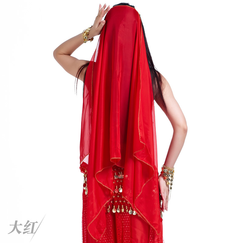 Picture of Dancer hand hook head chain belly dance veil hand hook head chain belly dance headwear belly dance gauze wholesale