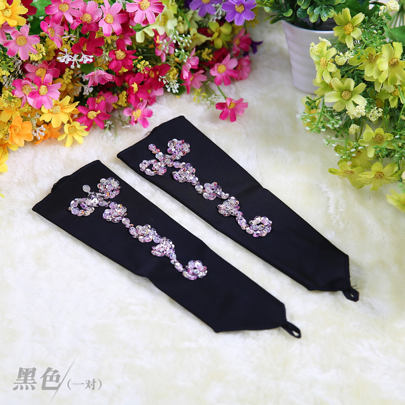 Picture of Children's Swimming Cloth Middle Finger Sleeve Belly Dance Sleeve Bracelet New Style Belly Dance Performance Jewelry Clothing