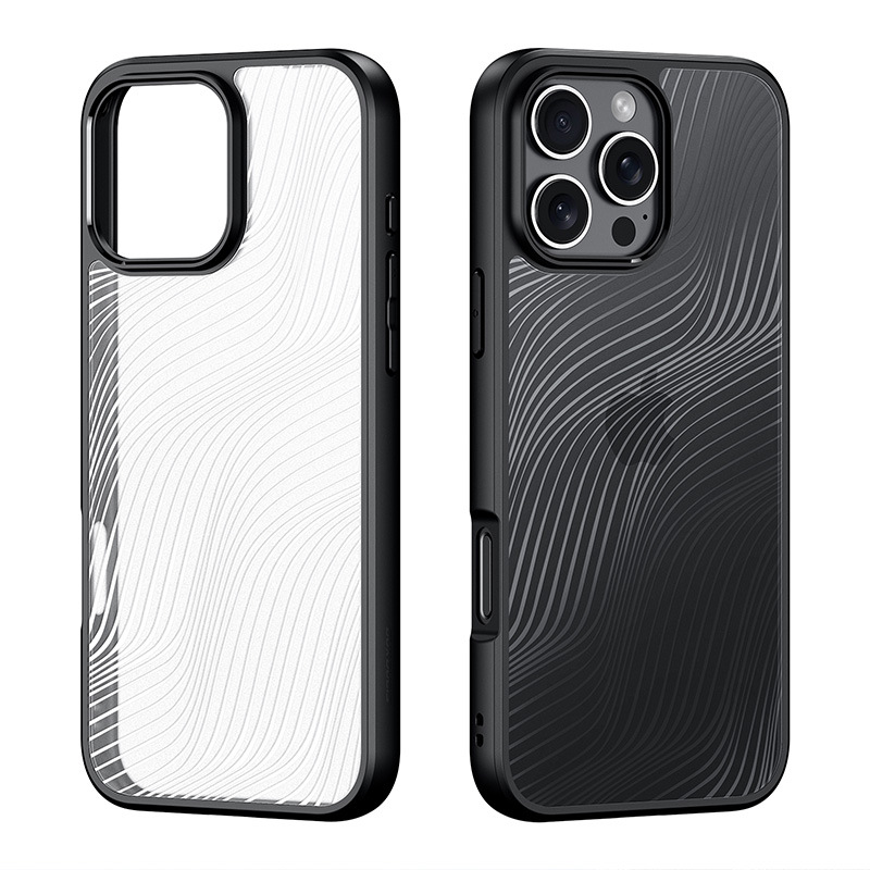 Picture of Suitable for Iphone17Pro Transparent Frosted Mobile Phone Case Wholesale Magsafe Magnetic Apple 17 Stand Back Case
