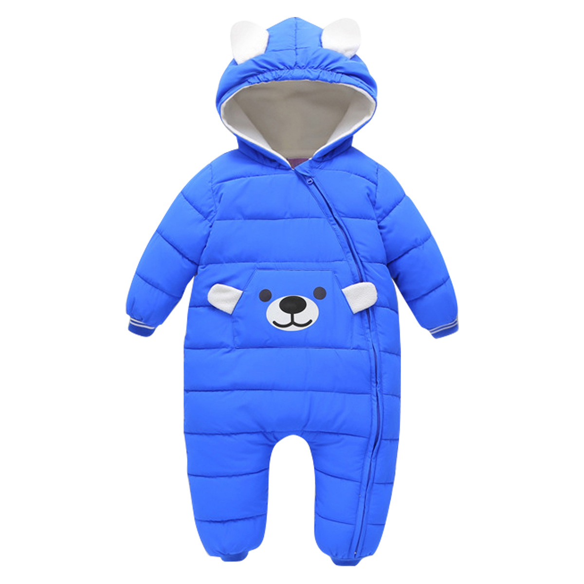Picture of Popular Autumn and Winter Cross-Border Foreign Trade Children's Jumpsuits, Thickened down Cotton Coats, Newborn Baby Crawling Clothes