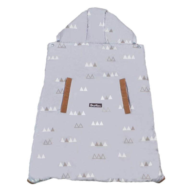 Cross-border Baby Strap Cloak Outgoing Windproof Waterproof Autumn and Winter Warm Cloak Baby Blanket
