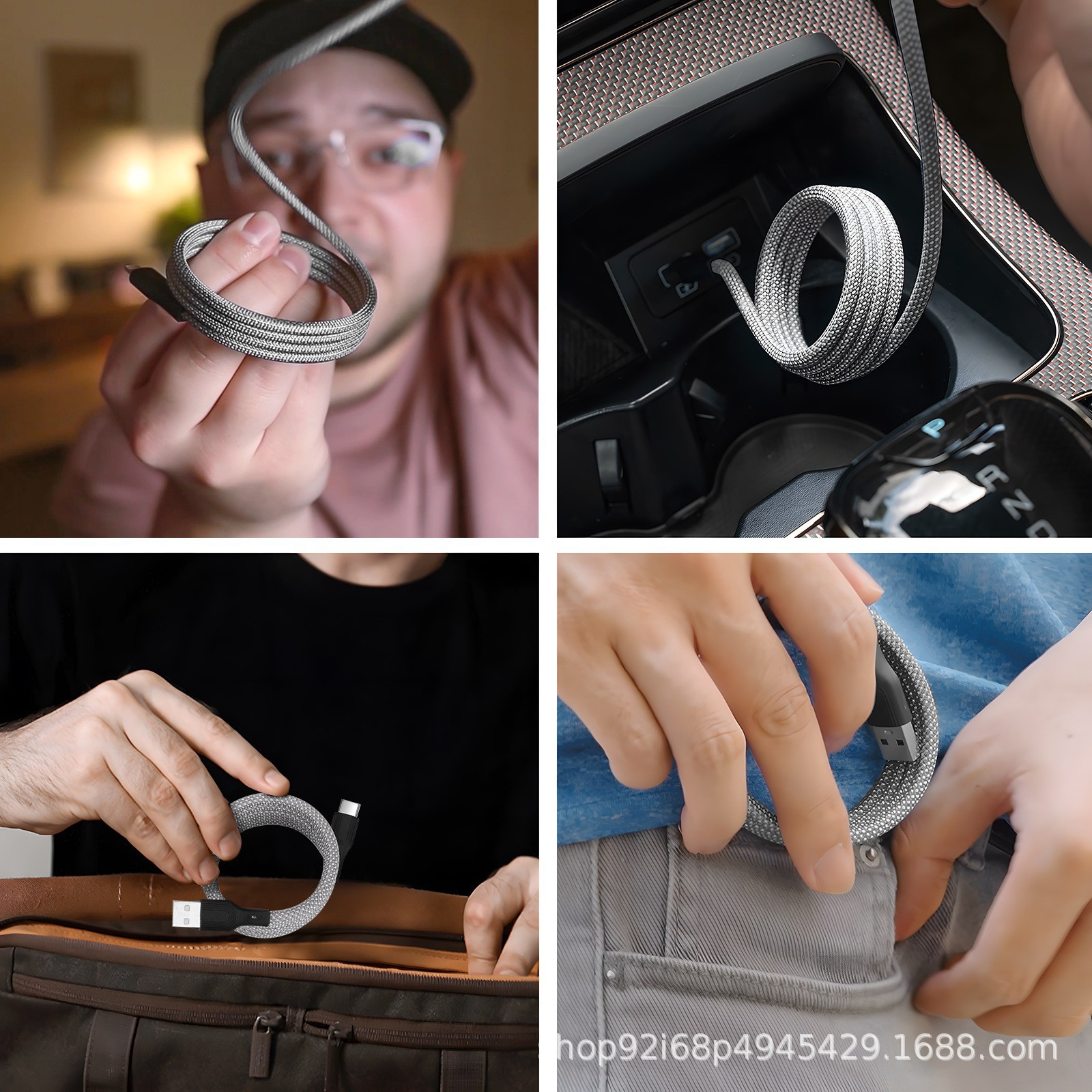 Picture of The New Magnetic Data Cable Magic Rope Storage Magnetic Charging Cable Is Suitable for Apple Type-C Huawei Pd Fast Charging Cable