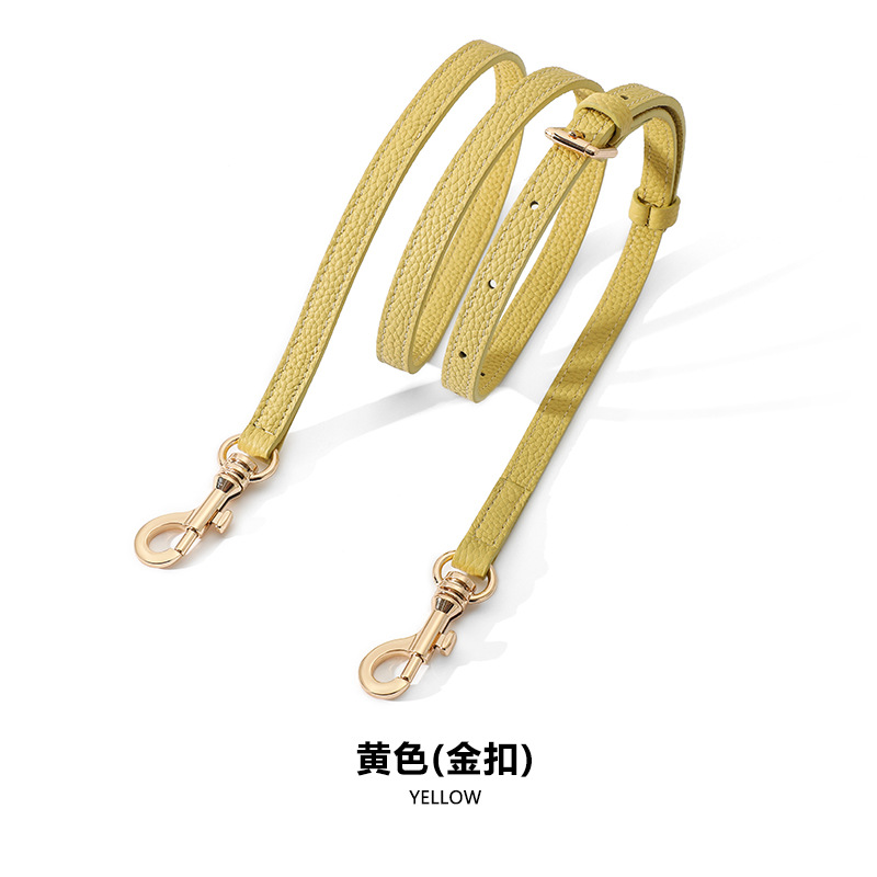 Picture of Mahuangshi first layer cowhide thin bag strap A- 74 leather long shoulder strap messenger bag litchi pattern replacement bag single buy