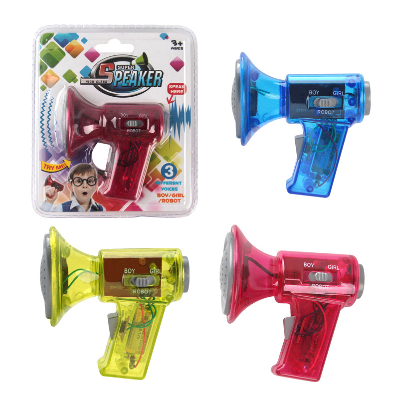 Picture of Manufacturer Multi Voice Changer Walkie-Talkie Mini Cartoon Kidsren's Handheld Multi-Frequency Voice Changer Speaker