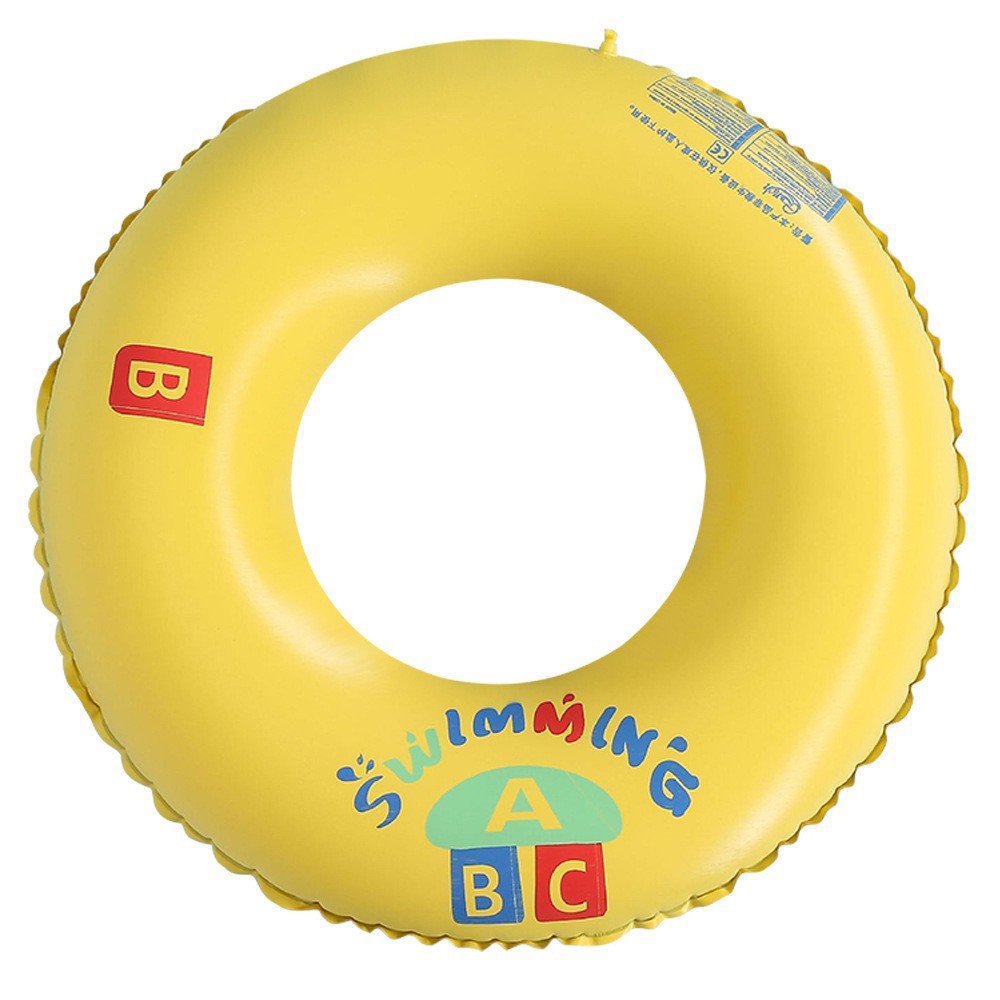 Picture of Thickened inflatable swimming ring yellow ABC swimming ring 60-100 swimming ring factory direct high-grade swimming