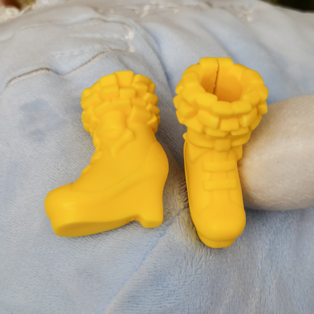 Picture of Lijia Toy Doll Shoes Long Boots High Heels Flat Casual Shoes Fat Feet Height 26cm Six Points Accessories
