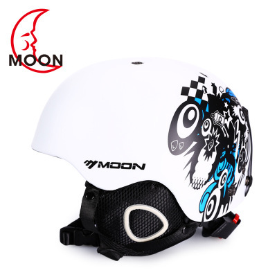 Picture of MOON Snow Helmet Snow Safety Helmet Winter Sports Ski Helmet Head Protection Integrated Outdoor Equipment