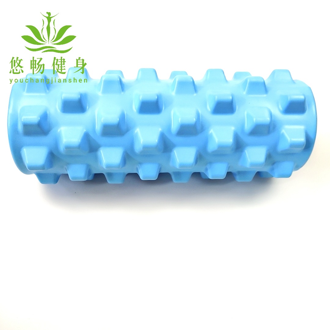 Picture of Eva Hollow Yoga Column 33cm Stereo Dot Mace Muscle Fitness Massage Stick 3D High Hardness Foam Shaft