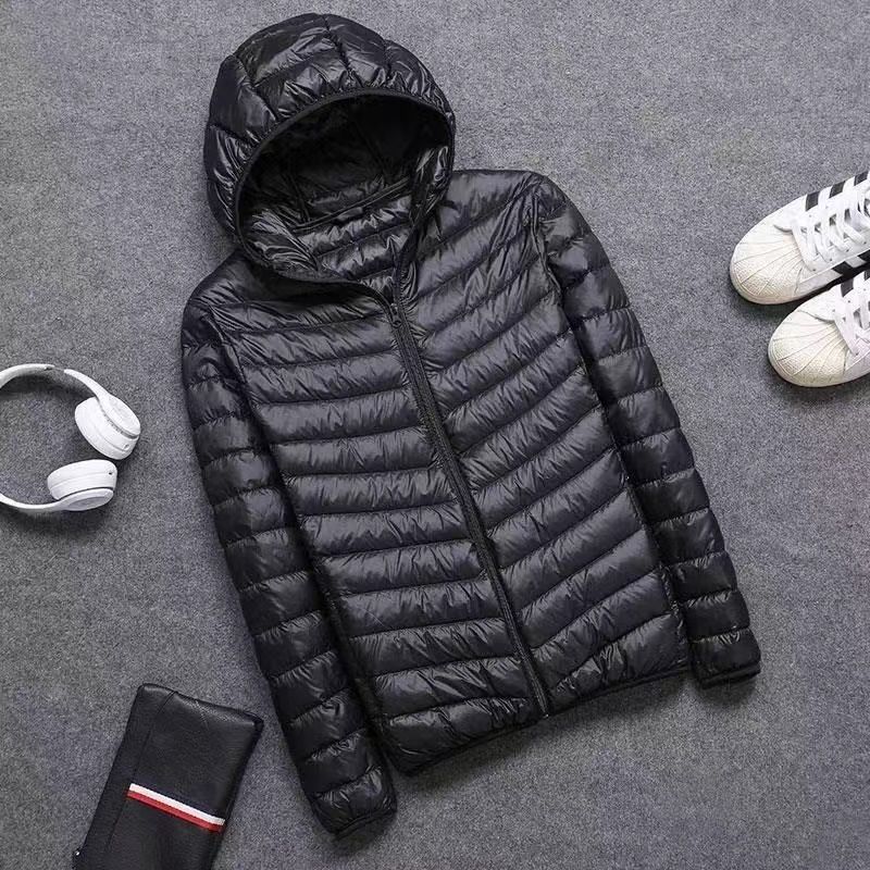 Picture of Fat man light down cotton-padded jacket men's light thin plus fat plus size 200kg fat man down cotton-padded jacket tide
