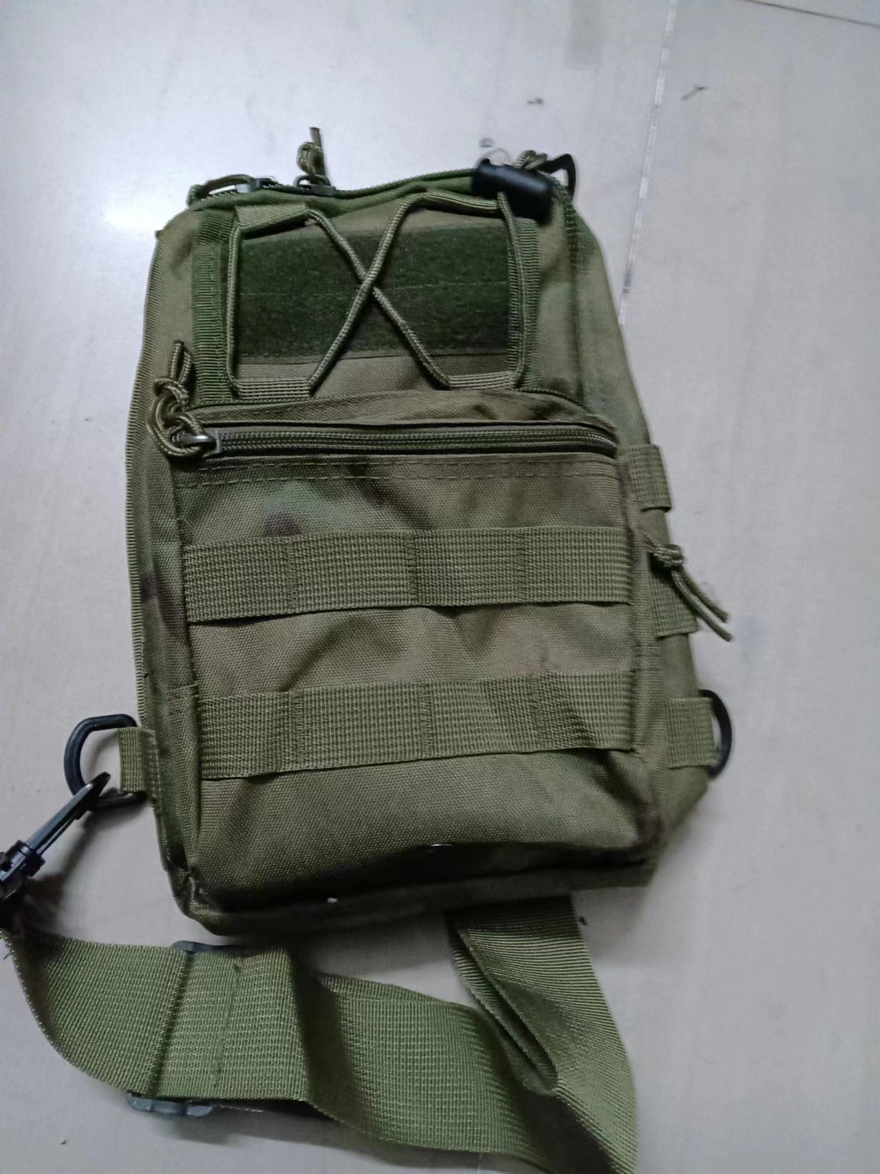 Picture of Factory Spot Canvas Riding Bag Camouflage Outdoor Sports Small Chest Hanging Bag Single Shoulder Crossbody Outdoor Tactical Chest Bag