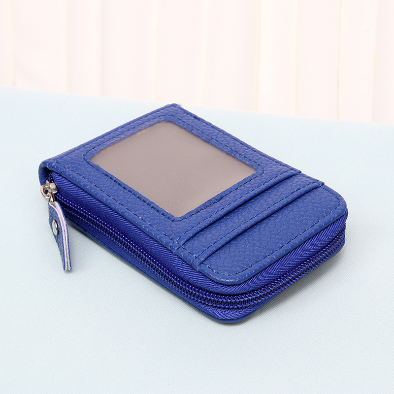 Picture of Cross-border New Arena Card Bag Korean-style Portable Women's Short Bank Card Holder Business Card Holder Vertical Zipper Clutch