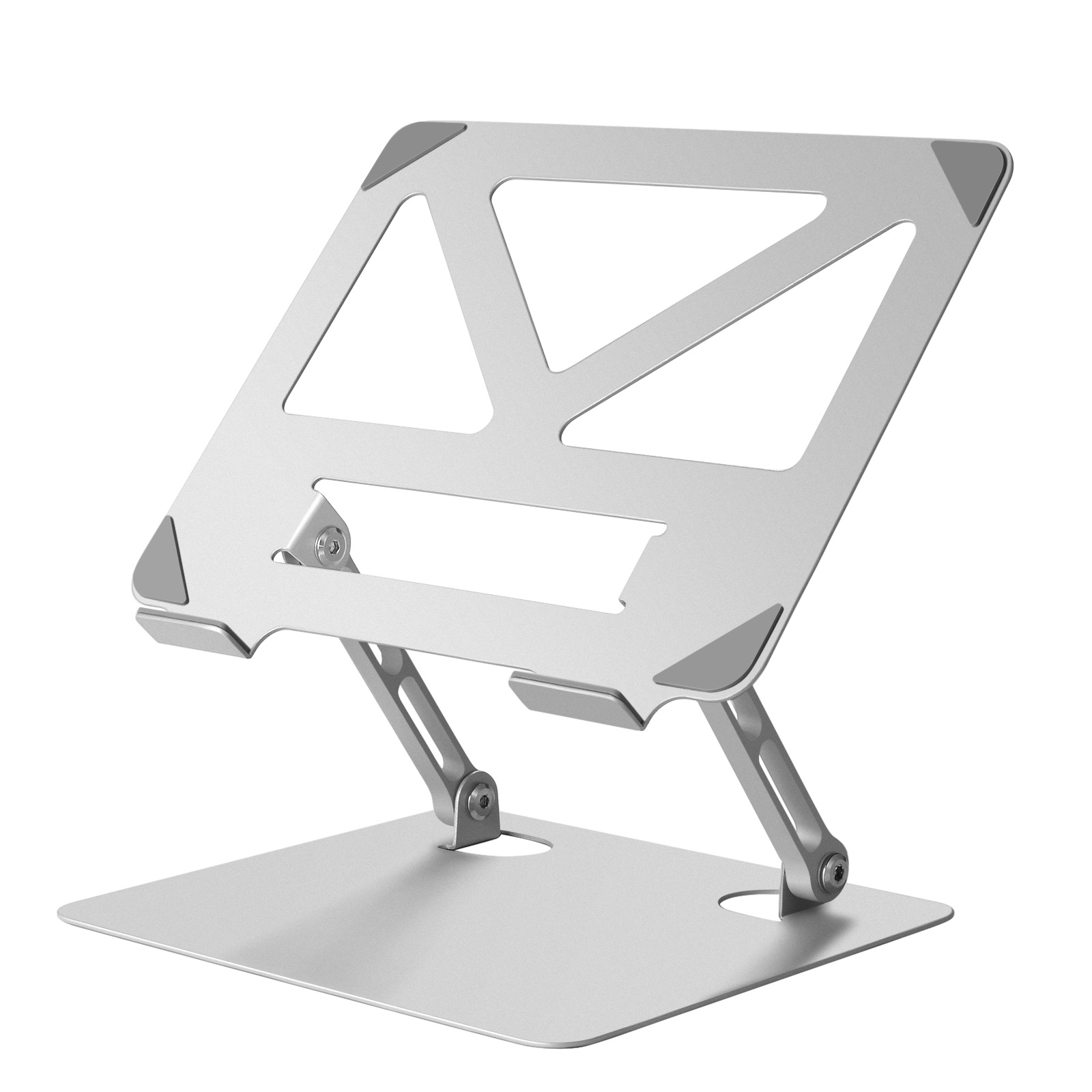 Picture of Rotating Laptop Stand Vertical Desktop Elevating Hollow Cooling Lifting Folding Metal Laptop Stand