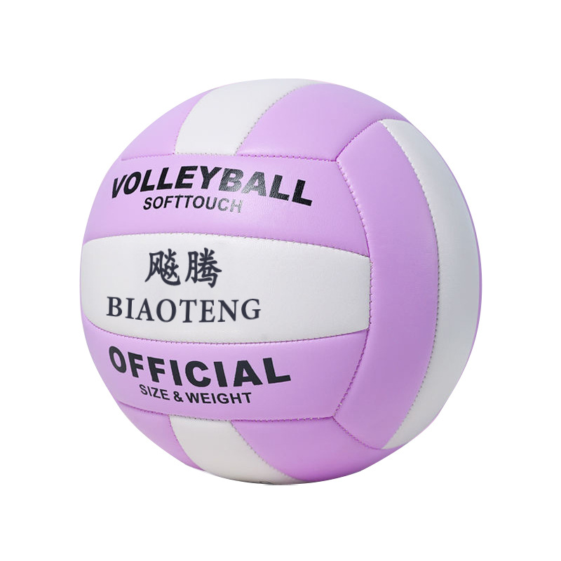 Picture of Factory direct Macaron volleyball beginners beach match ball No.5 high school entrance examination junior high school students training special ball
