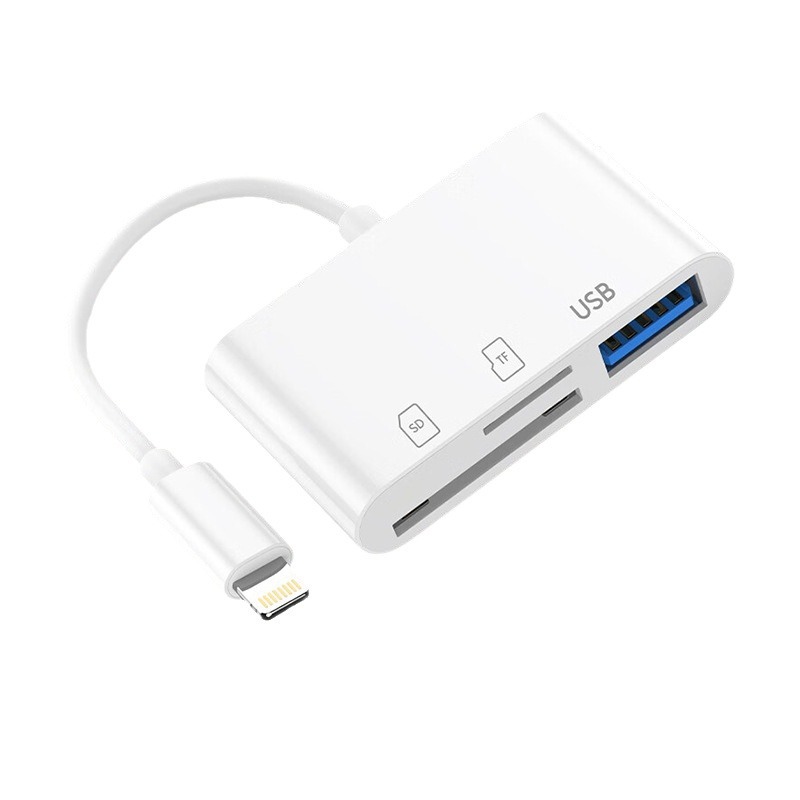 Picture of Cross-Border Lighting Mobile Phone Card Reader Otg Adapter Tf Card Sd Card Mobile Phone Computer Camera Card Reader