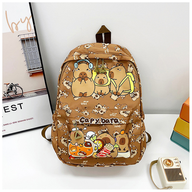 Picture of Kapi Bala Backpack Junior High School and Primary School Students Schoolbag Large Capacity Backpack Cute Lightweight All-match Student Bag