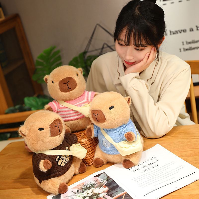 Picture of Kapibei's Popular Bala Doll Plush Toy Clothes Capybara Internet Celebrity Cute Doll Rag Doll Gift