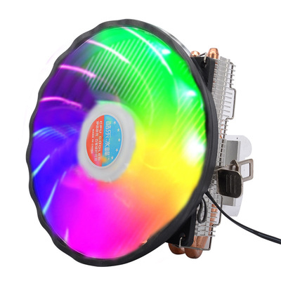 Picture of Kule Bingfeng Xuelong CPU Radiator 4 Heat Pipe 12cm Fan 8cm High and Small Chassis CPU Cooling Fan