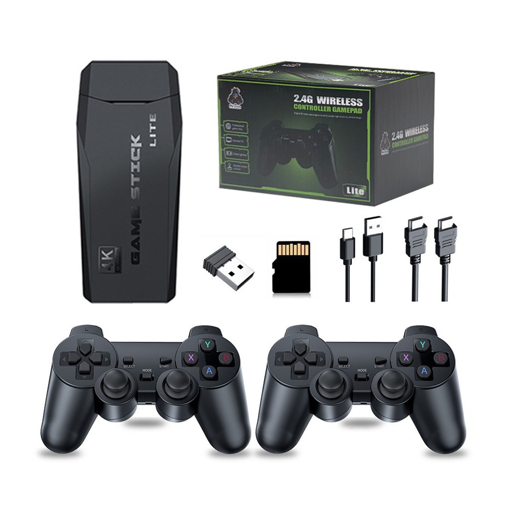 Picture of M8 Hatch Edition Game Machine Big Package Home TV Classic Retro Double Wireless Game Handle HDMI HD