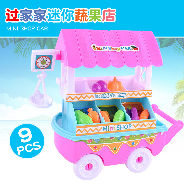 Picture of Children's Fun Kitchen Toys Boys and Girls Simulation Food Model Combination Set Full Set Mini