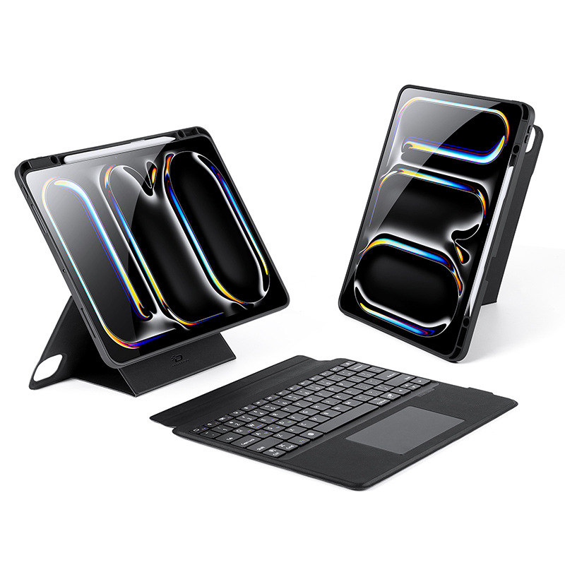 Picture of For iPadPro13 Tablet Bluetooth Keyboard Protective Cover Magnetic Separation Backlight External Keyboard Arabic