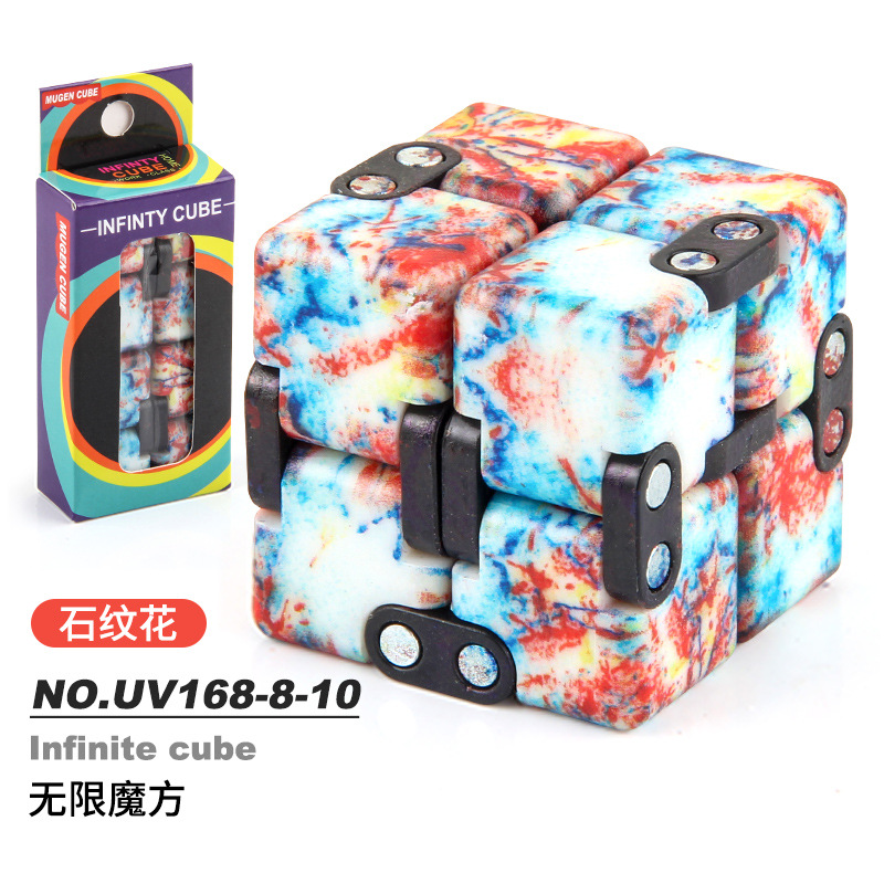 Picture of Source manufacturers infinite Rubik's Cube uv printing infinite folding decompression Rubik's Cube new strange fingertip toy second-order Rubik's Cube
