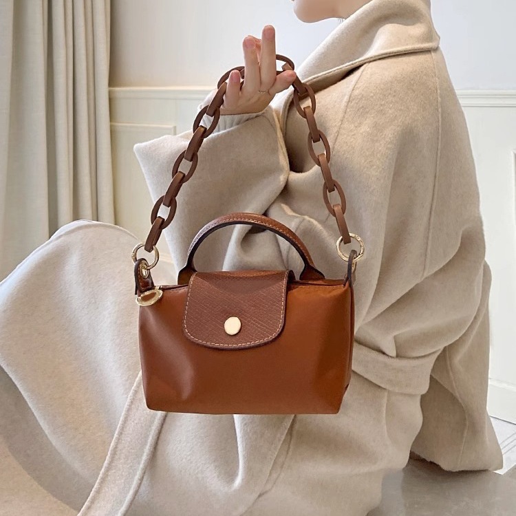 Picture of Craftsmanship Handmade Workshop longcham Evelyn Acrylic Chain Underarm DIY Shoulder Strap Resin Portable Thick Bag Chain