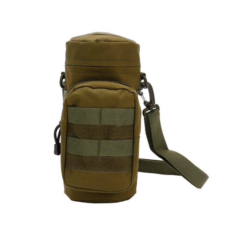 Picture of Tactical kettle bag EDC mobile phone kettle storage bag molle outdoor travel accessories water cup kettle hanging bag