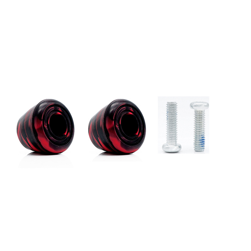 Picture of Spot Double Mixed Color High Elastic Pu Brake Head Double Row Roller Skates Brake Glue Four-Wheel Roller Skates Stop Ice Point