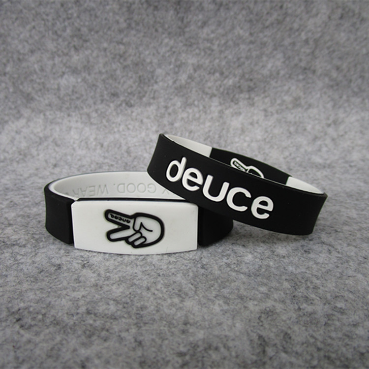 Picture of Basketball sports tide Deuce brand scissor commemorative star silicone bracelet Sports wristband Owen