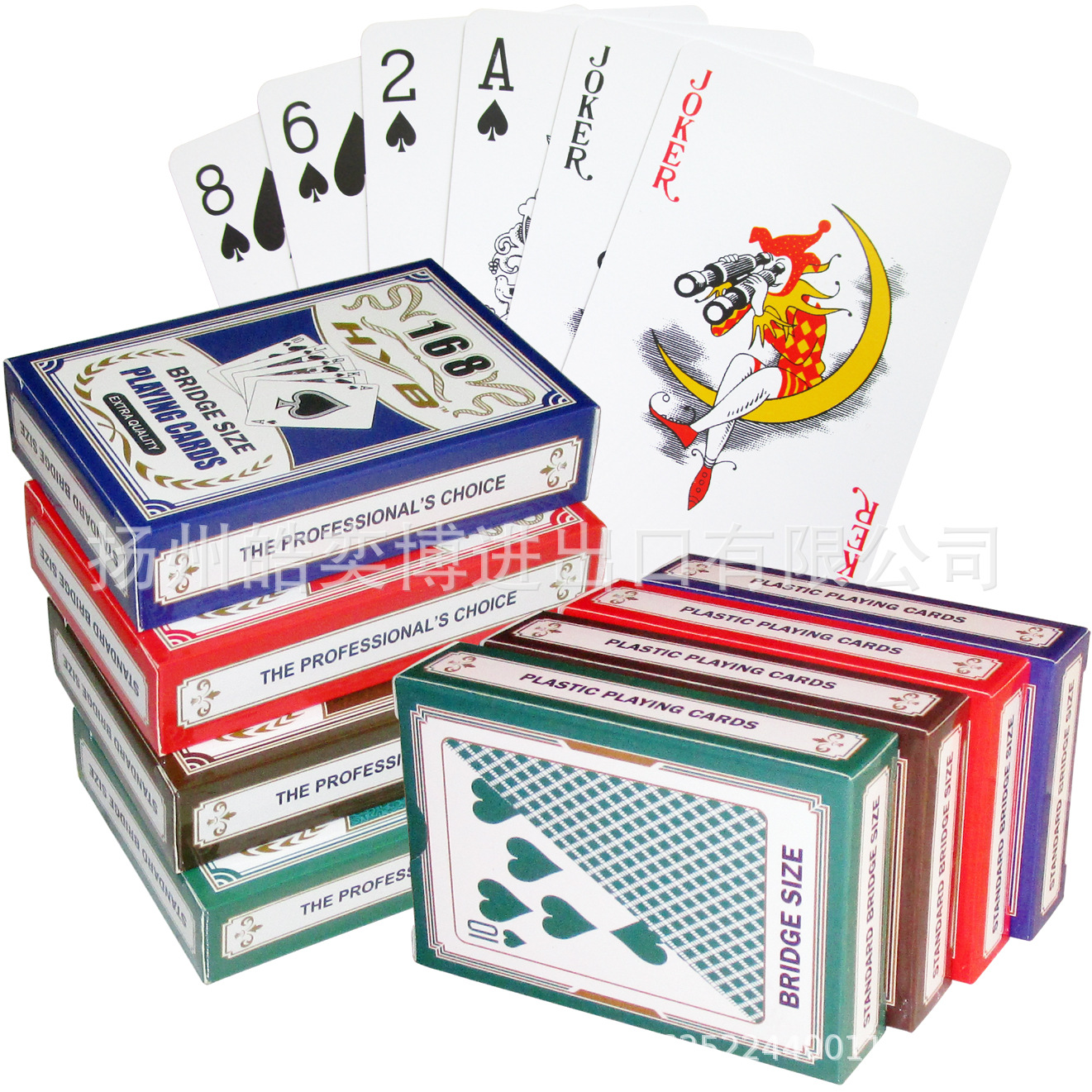 168 Frosted Plastic Playing Cards Factory Direct Sales Spot Supply Waterproof and Wear-Resistant Pvc Bridge Brand New Material Production