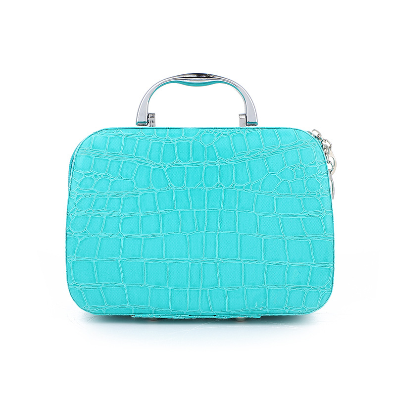 Picture of Manufacturer's New Stone Pattern Cosmetic Case Large Capacity Portable Cosmetic Women's Bag Korean Version with Mirror Storage Small Cosmetic Case